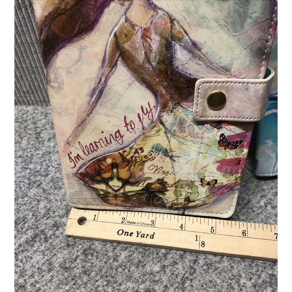 Lot Of 4 Planners Jane Davenport Watercolor Heidi Swapp Notebook Cover Journal